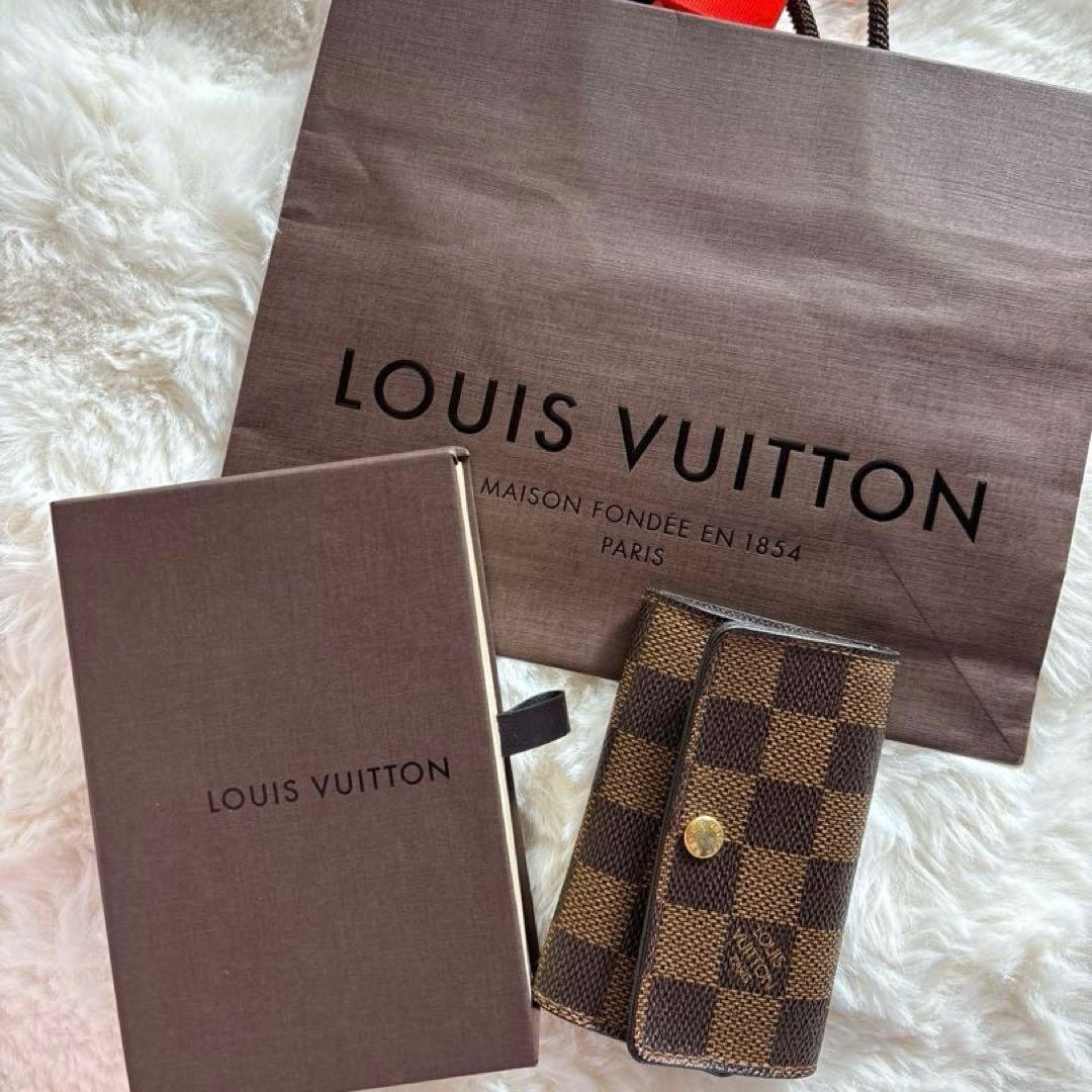 LOUIS VUITTON ダミエ レザーキーケース