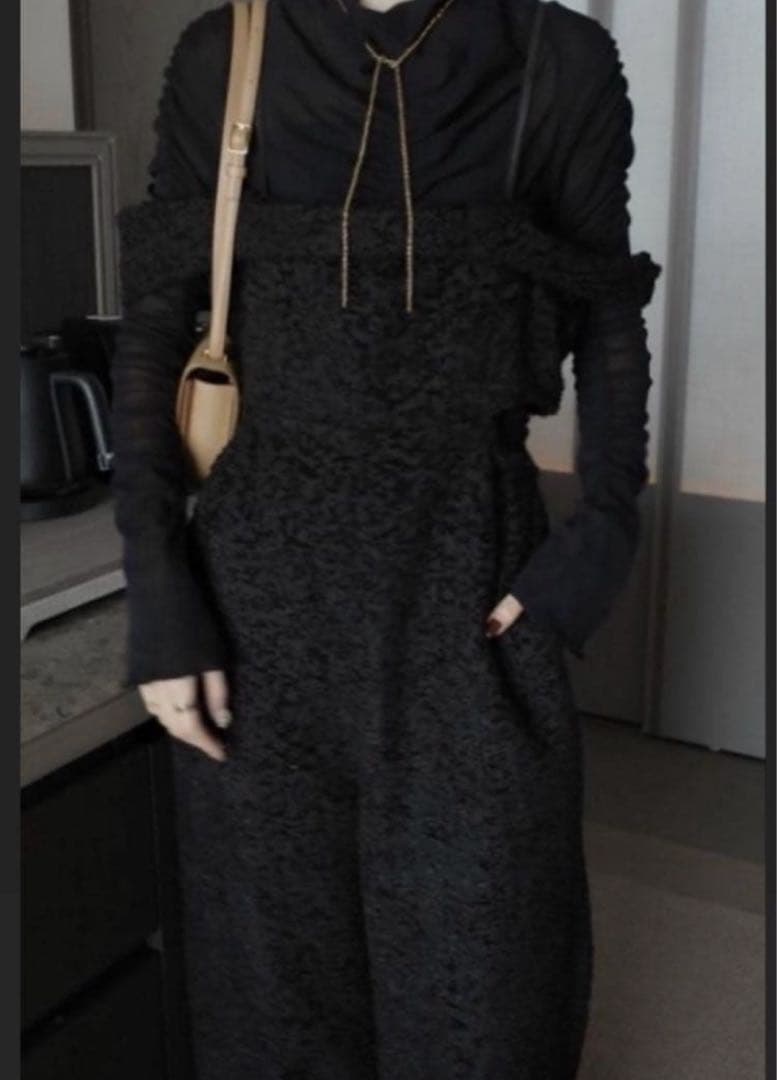 eaphi DROP SHOULDER ROMPERS サイズM 24AW