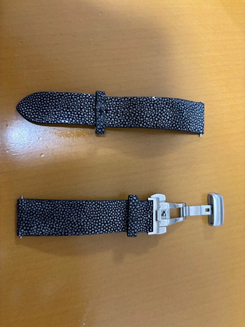 ガルーシャ　レザーベルト ステンレスバックル付