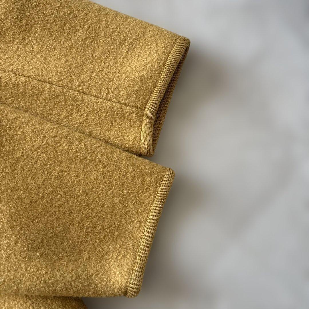 激レア【縮絨加工】パパス　ダッフルコートL　ロゴワッペン　ロゴトグル　パイピング