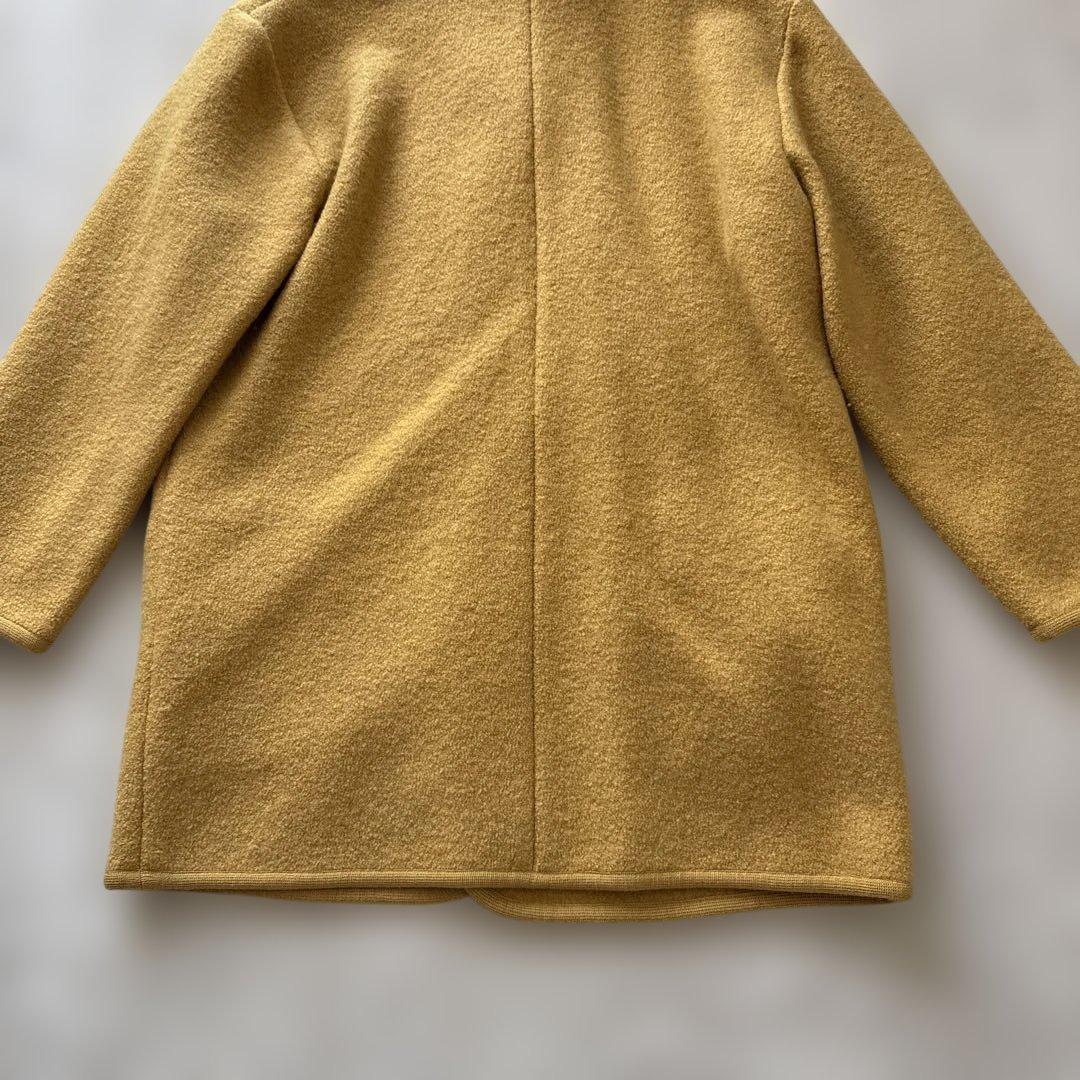 激レア【縮絨加工】パパス　ダッフルコートL　ロゴワッペン　ロゴトグル　パイピング