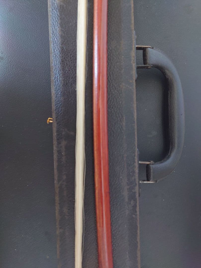 フレンチスタイル　ビンテージ　コントラバス弓　弓ケース付