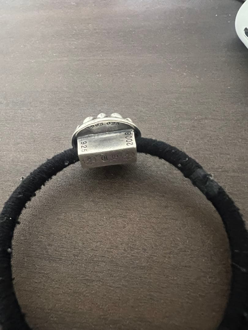 クロスボール　ヘアゴム　シルバー925