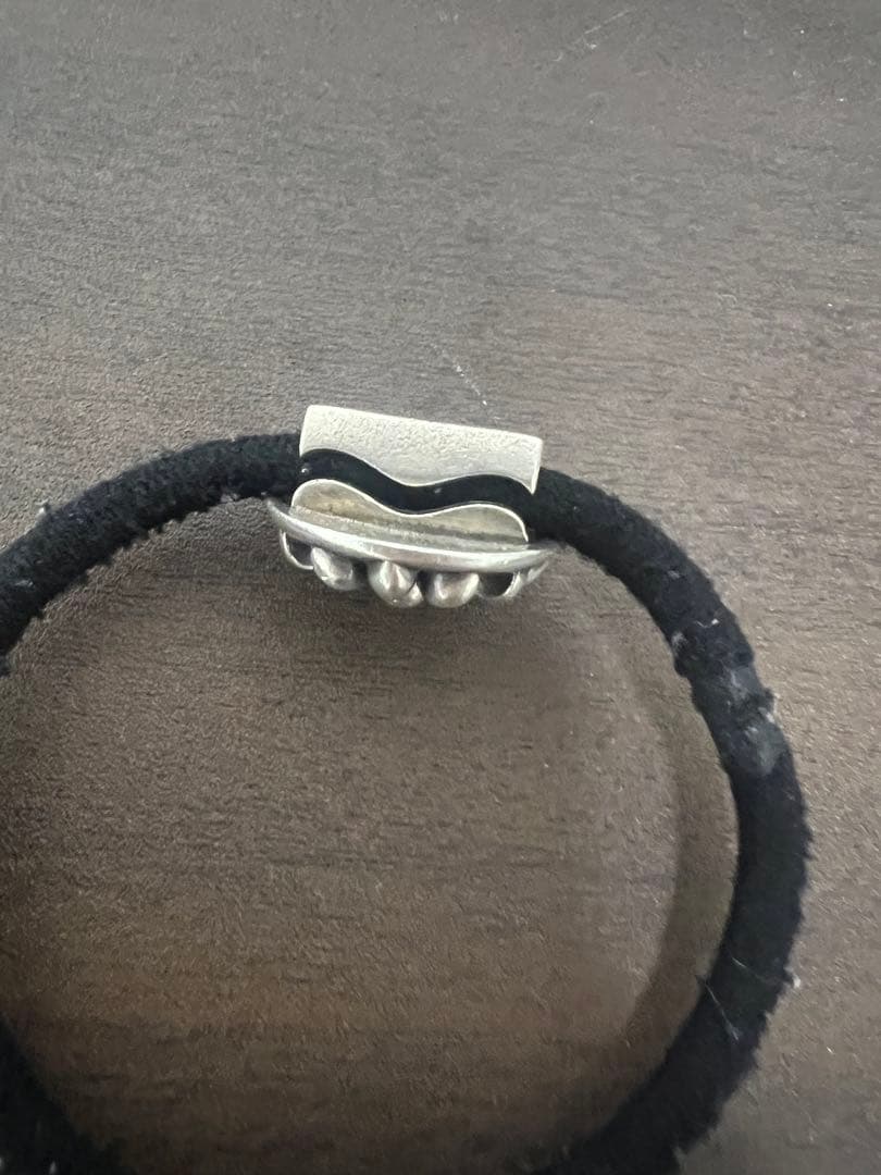 クロスボール　ヘアゴム　シルバー925