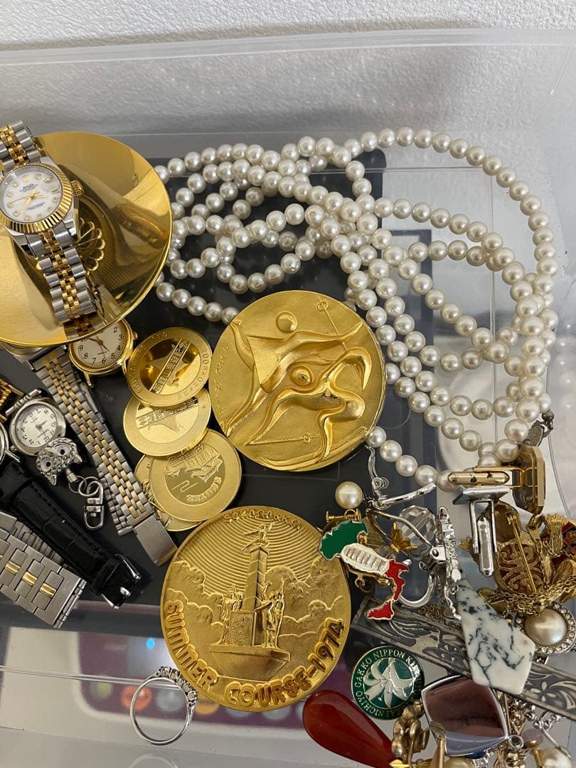 遺品整理　アクセサリー　イミテーションまとめ　約1,000g