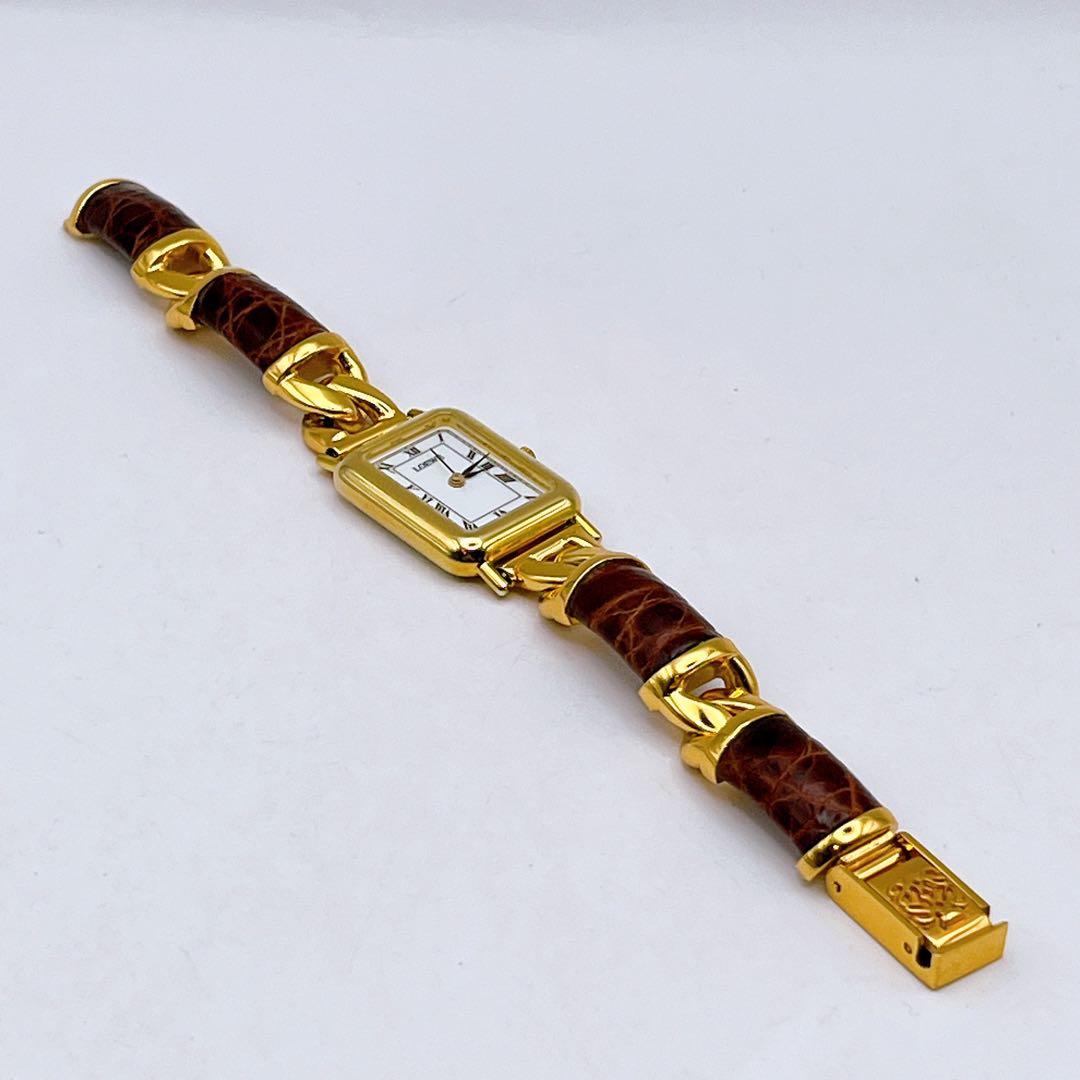 電池交換済み　ロエベ　レディース　腕時計　クォーツ