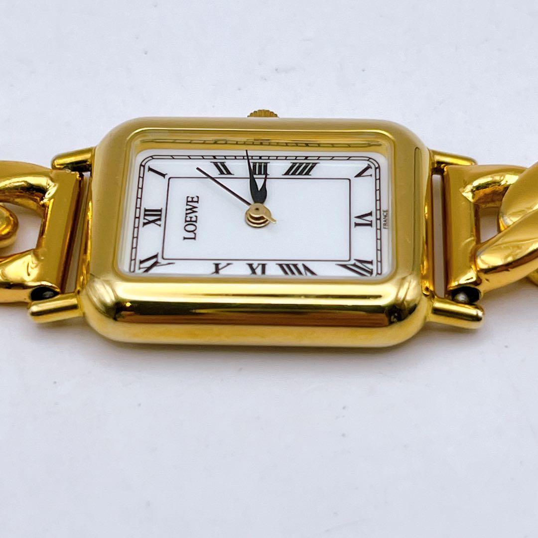 電池交換済み　ロエベ　レディース　腕時計　クォーツ