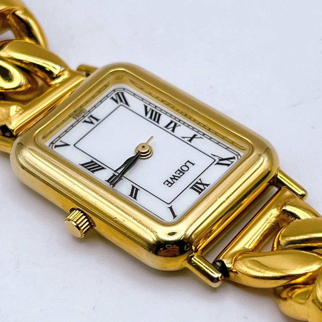 電池交換済み　ロエベ　レディース　腕時計　クォーツ