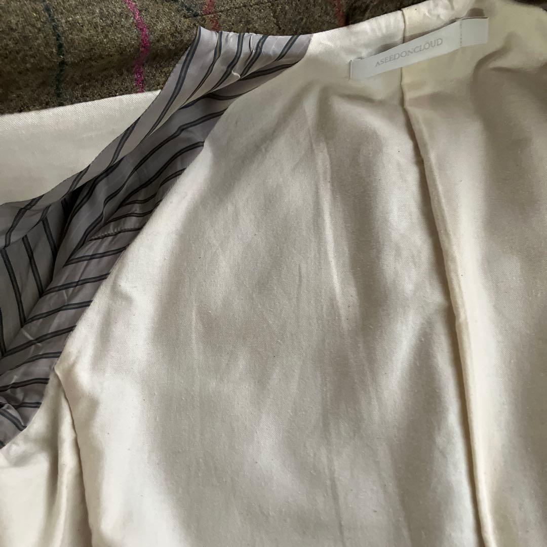 ASEEDONCLOUD チェック柄 コート