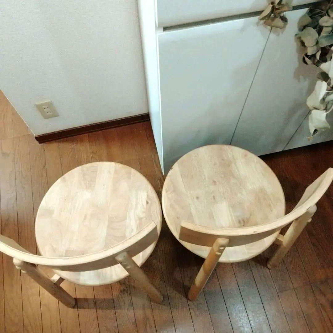 IKIKAGU チェア　椅子　2脚セット　ダイニング　リビング　木
