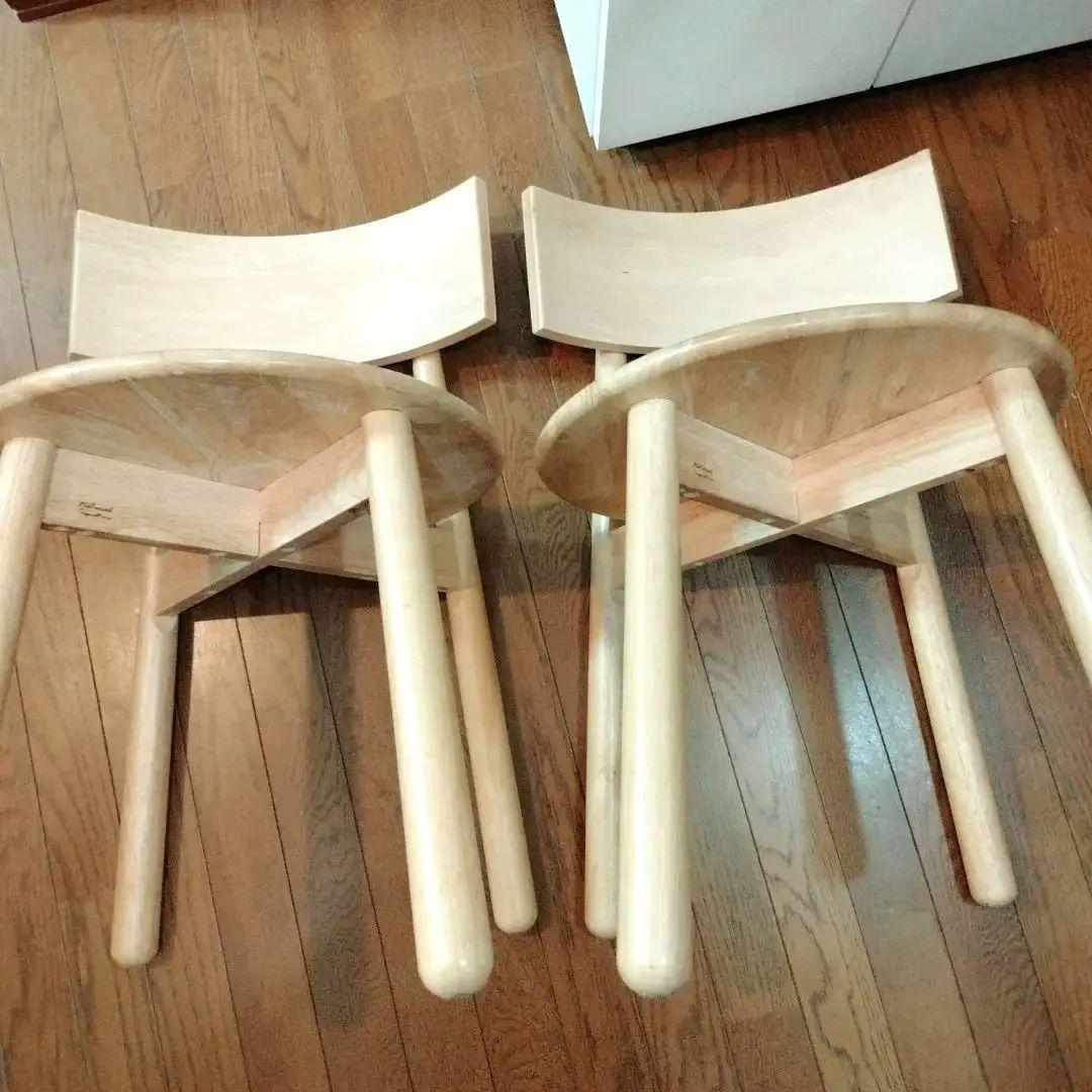 IKIKAGU チェア　椅子　2脚セット　ダイニング　リビング　木