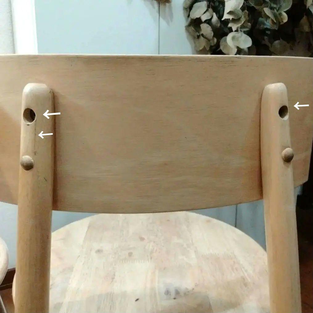 IKIKAGU チェア　椅子　2脚セット　ダイニング　リビング　木