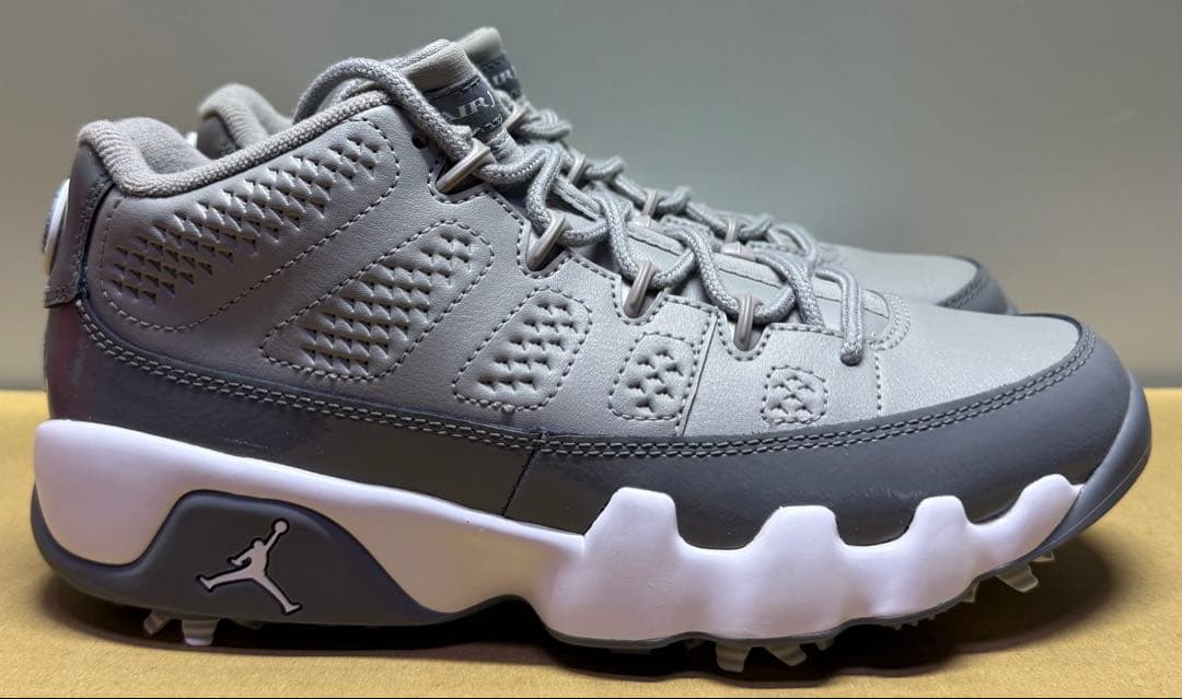 ナイキ エアジョーダン9 ゴルフ クールグレー AJ9 24cm