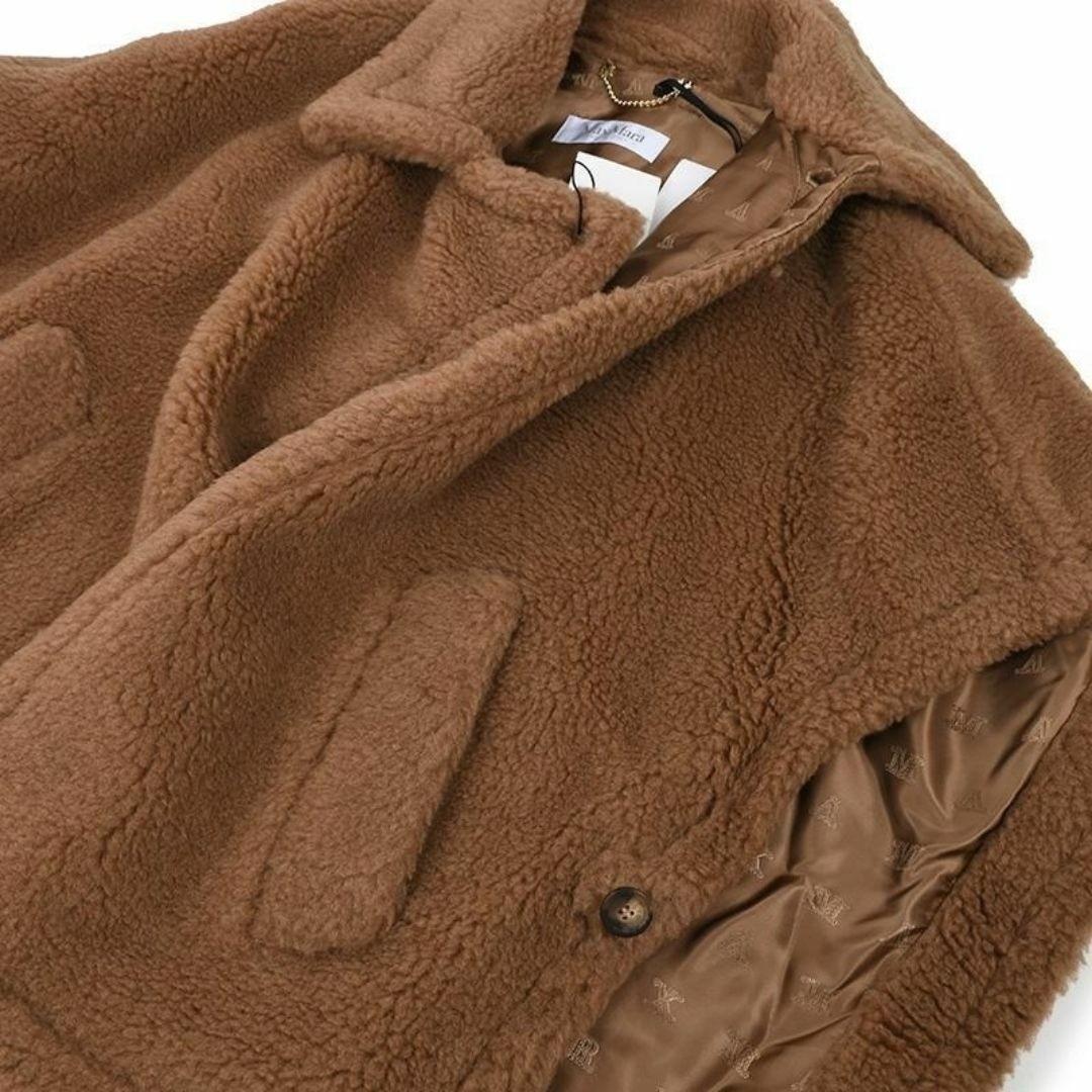 新品 Max Mara マックスマーラ TEBE テディベア ケープ キャメル