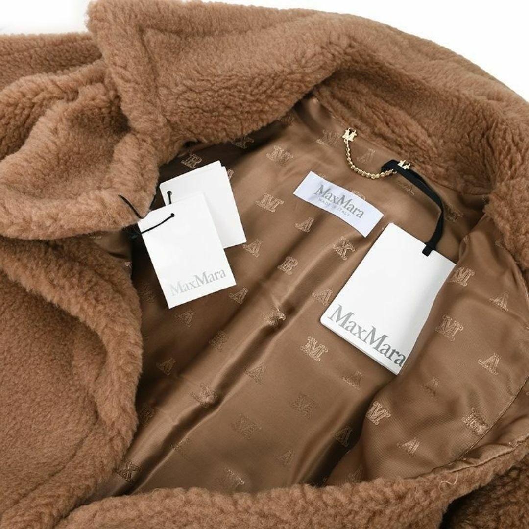 新品 Max Mara マックスマーラ TEBE テディベア ケープ キャメル