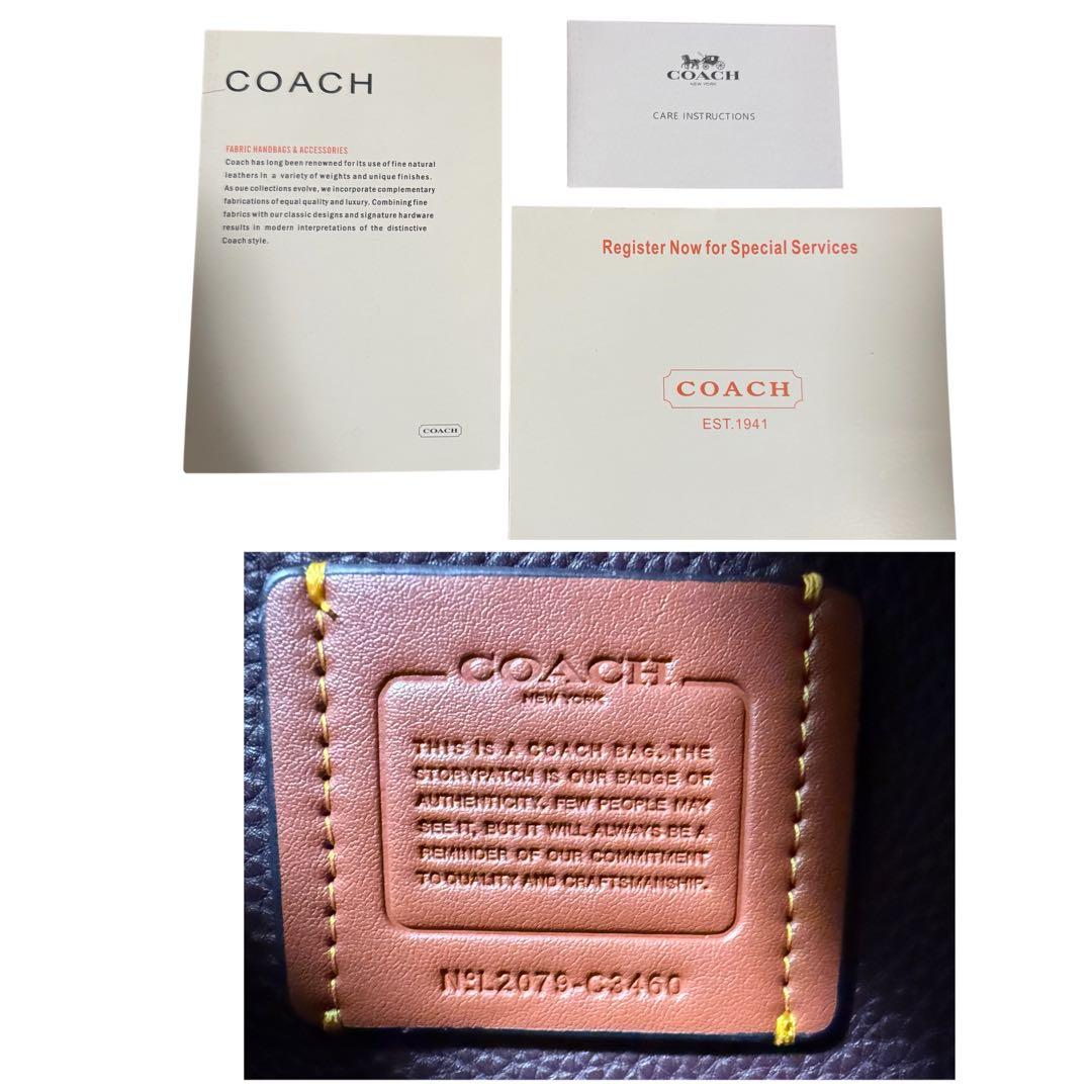 未使用級✨コーチ タイラー キャリーオール ショルダー 2way 現行 3460