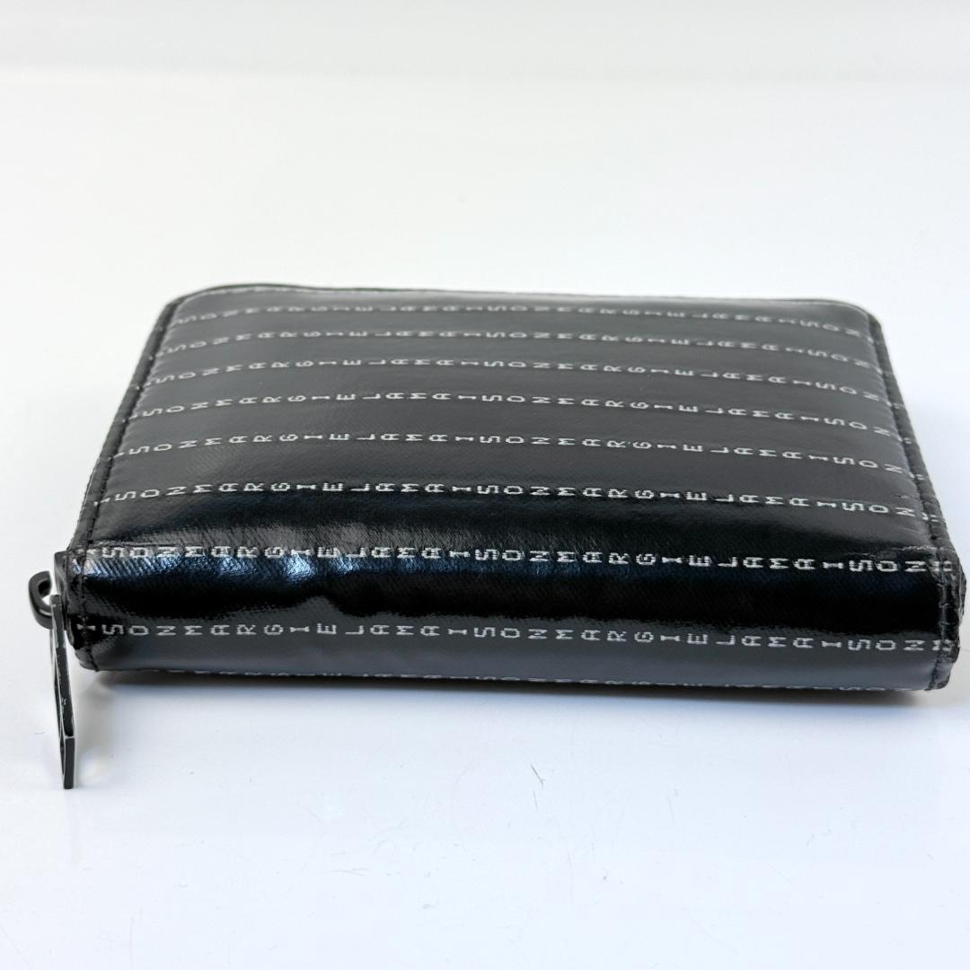 希少 2021SS メゾンマルジェラ ミニ財布 レザー ラウンドジップ ロゴ