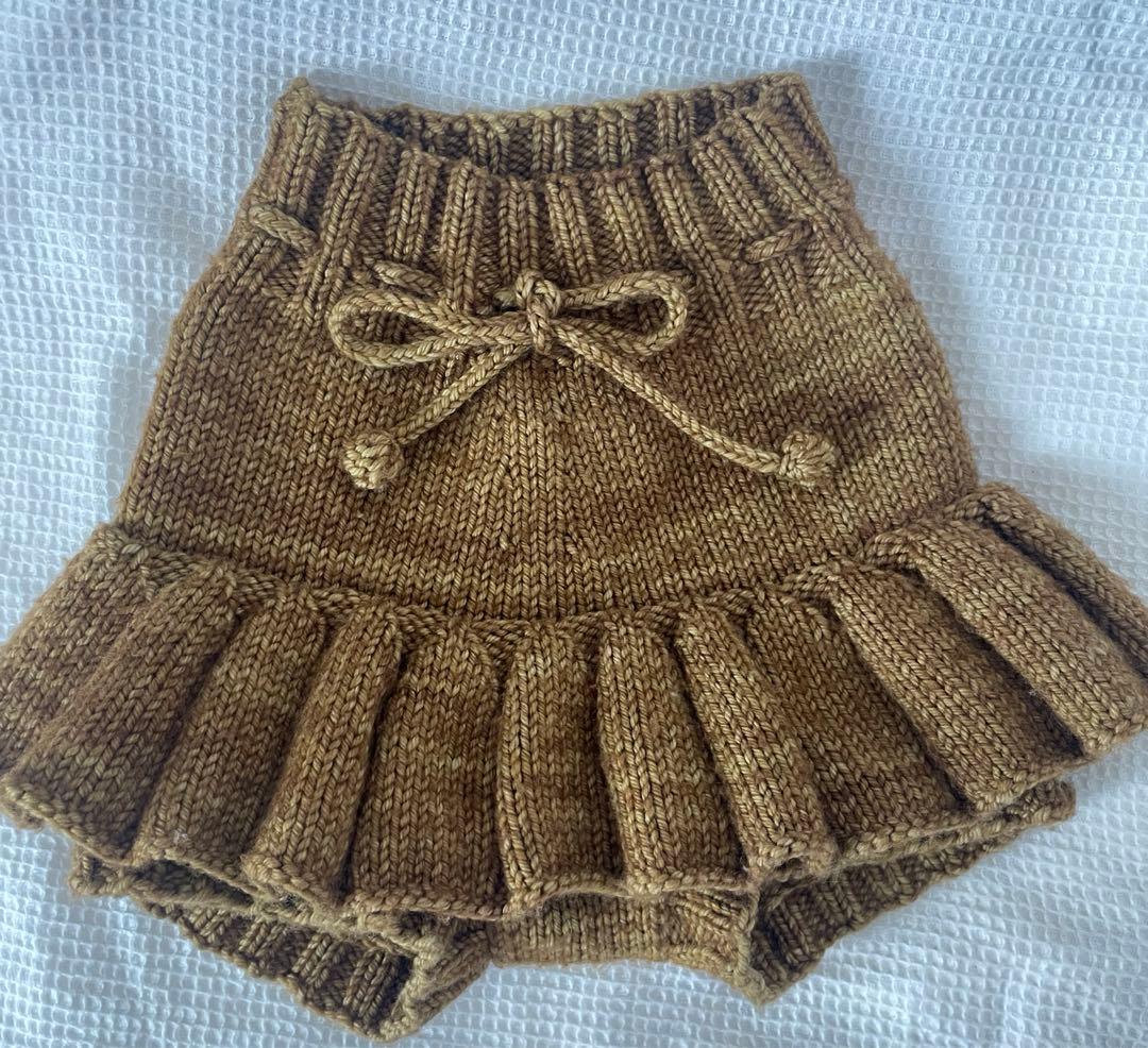 misha&puff スカート　スケポン 12m-18m メリノウール