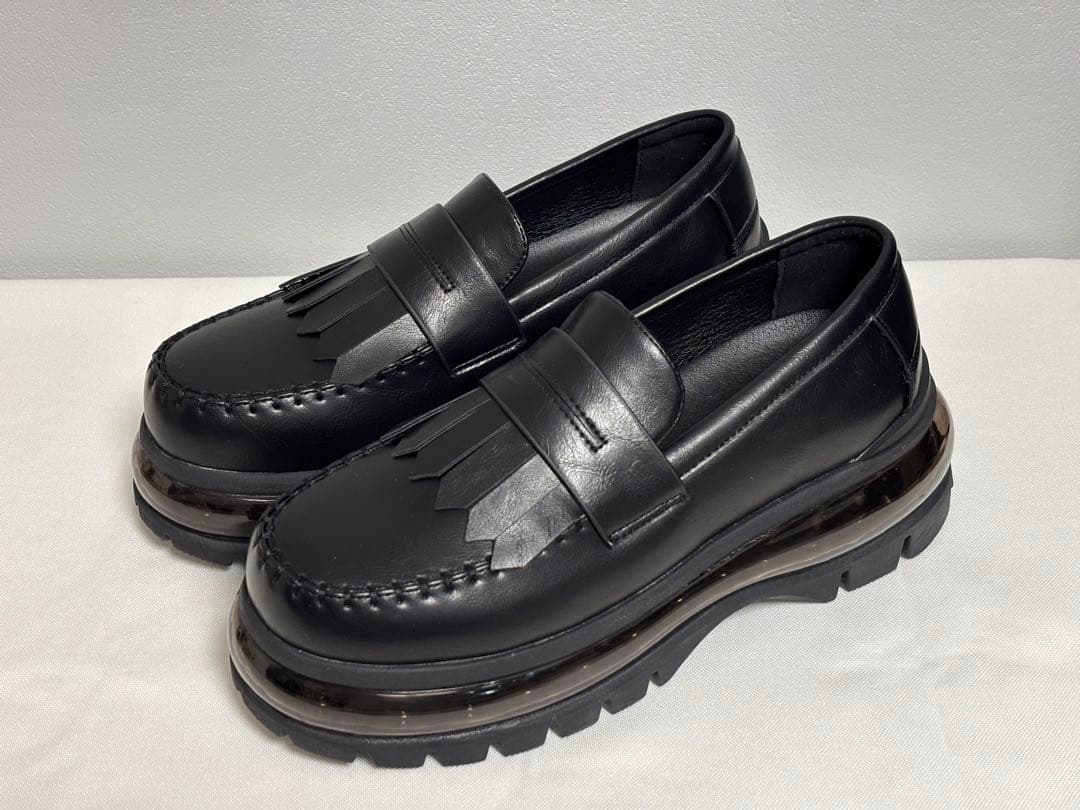 【新品】CLEL エアークッション ハイソールローファー S（25〜25.5）