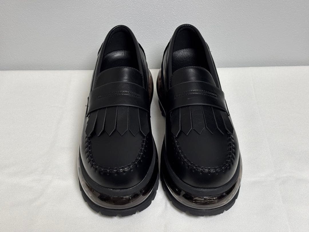 【新品】CLEL エアークッション ハイソールローファー S（25〜25.5）