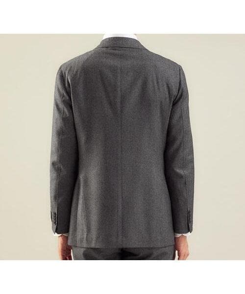 green label relaxing CANONICO フラノ無地 3ピース