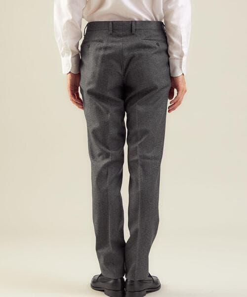 green label relaxing CANONICO フラノ無地 3ピース