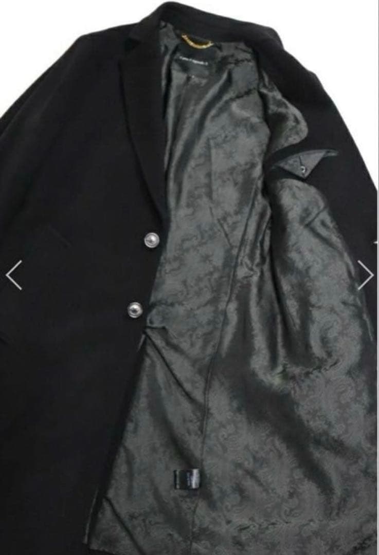 1piu1uguale3 最高級イタリアカシミアチェスターコート美品V定価26万