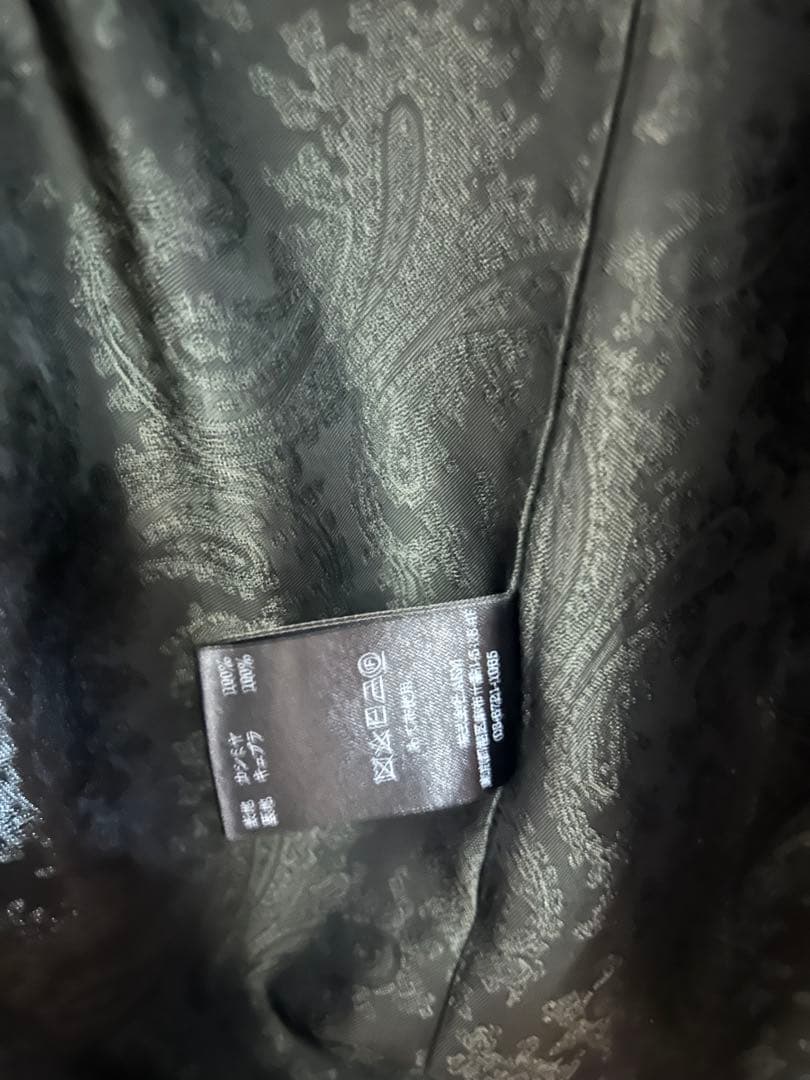 1piu1uguale3 最高級イタリアカシミアチェスターコート美品V定価26万