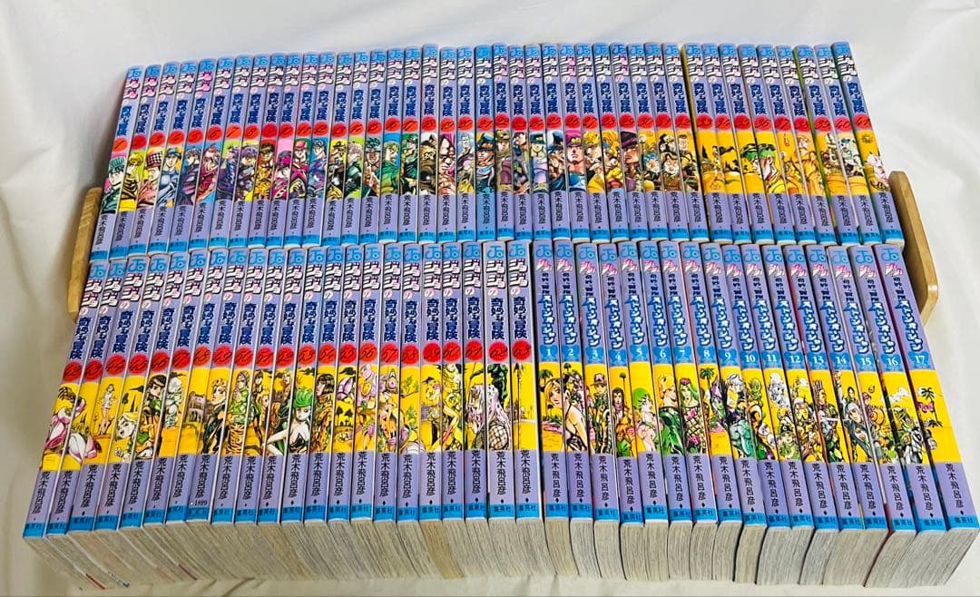 【使用感少なめ】ジョジョの奇妙な冒険 1〜6部 計80冊セット