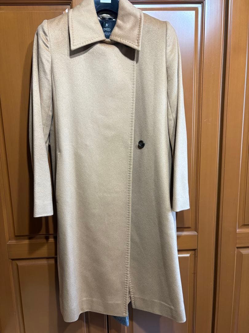 新品未使用♡イネド♡キャメル カシミヤ100%コート