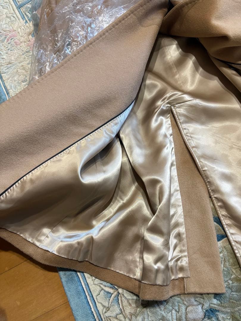 新品未使用♡イネド♡キャメル カシミヤ100%コート