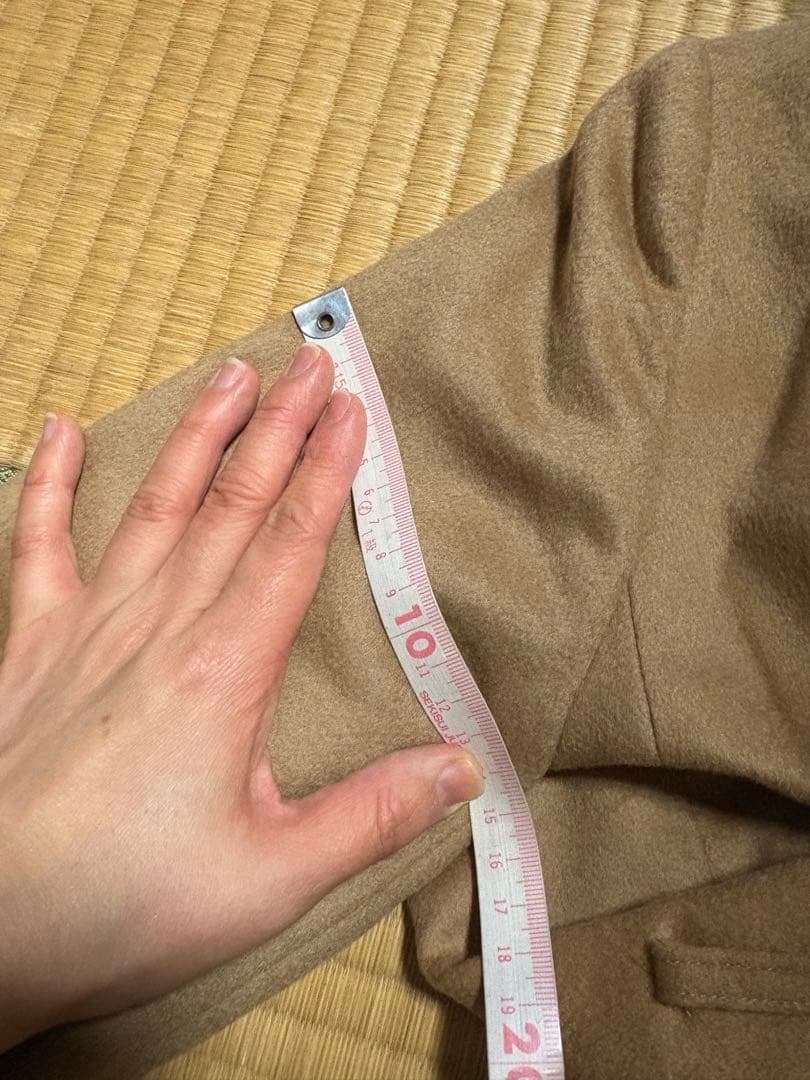新品未使用♡イネド♡キャメル カシミヤ100%コート
