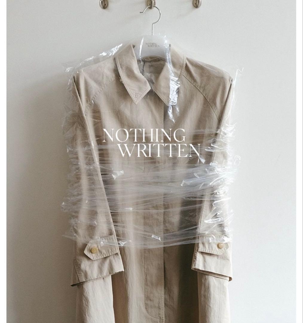 nothing written トレンチコート