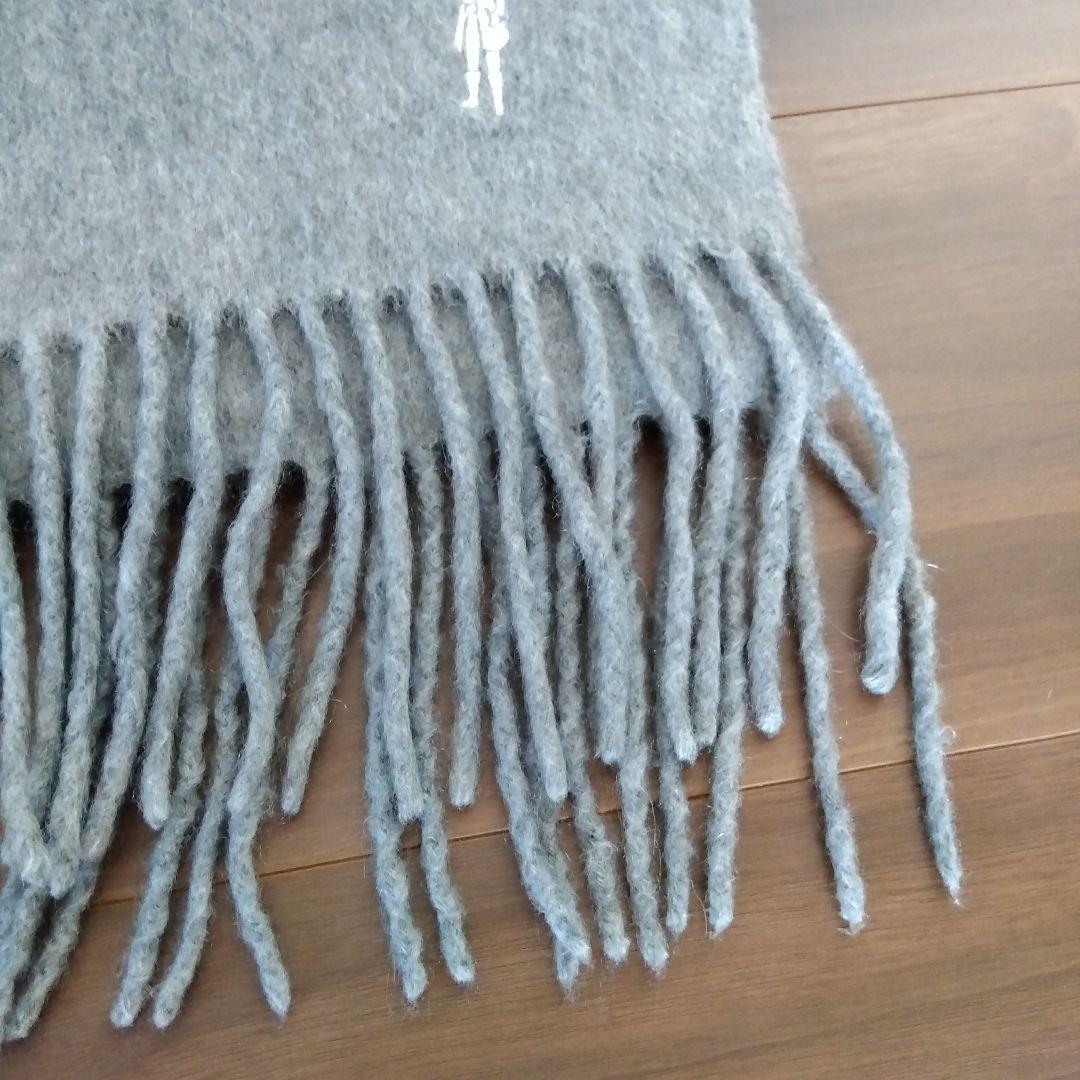 カシミヤマフラー　マッキントッシュロンドン　ライトグレー