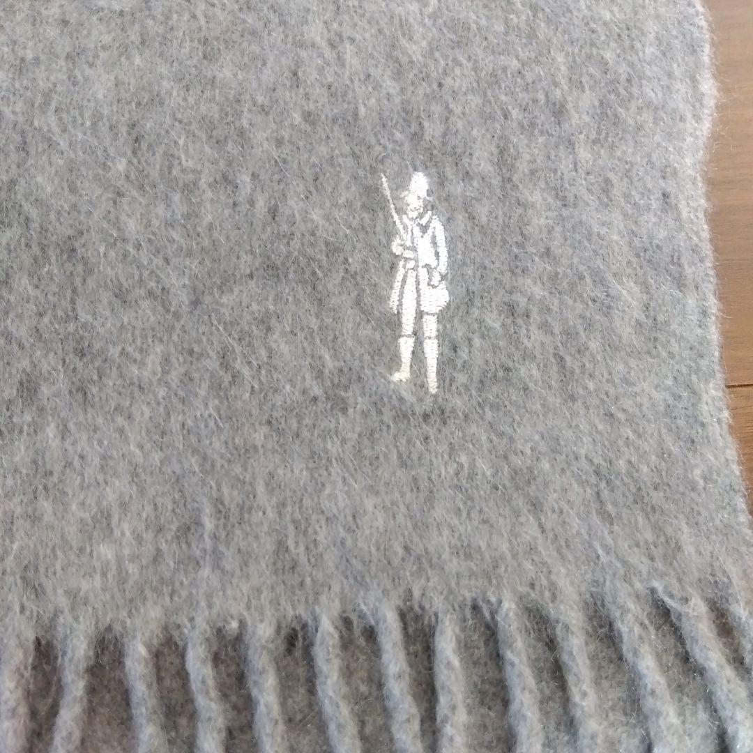 カシミヤマフラー　マッキントッシュロンドン　ライトグレー