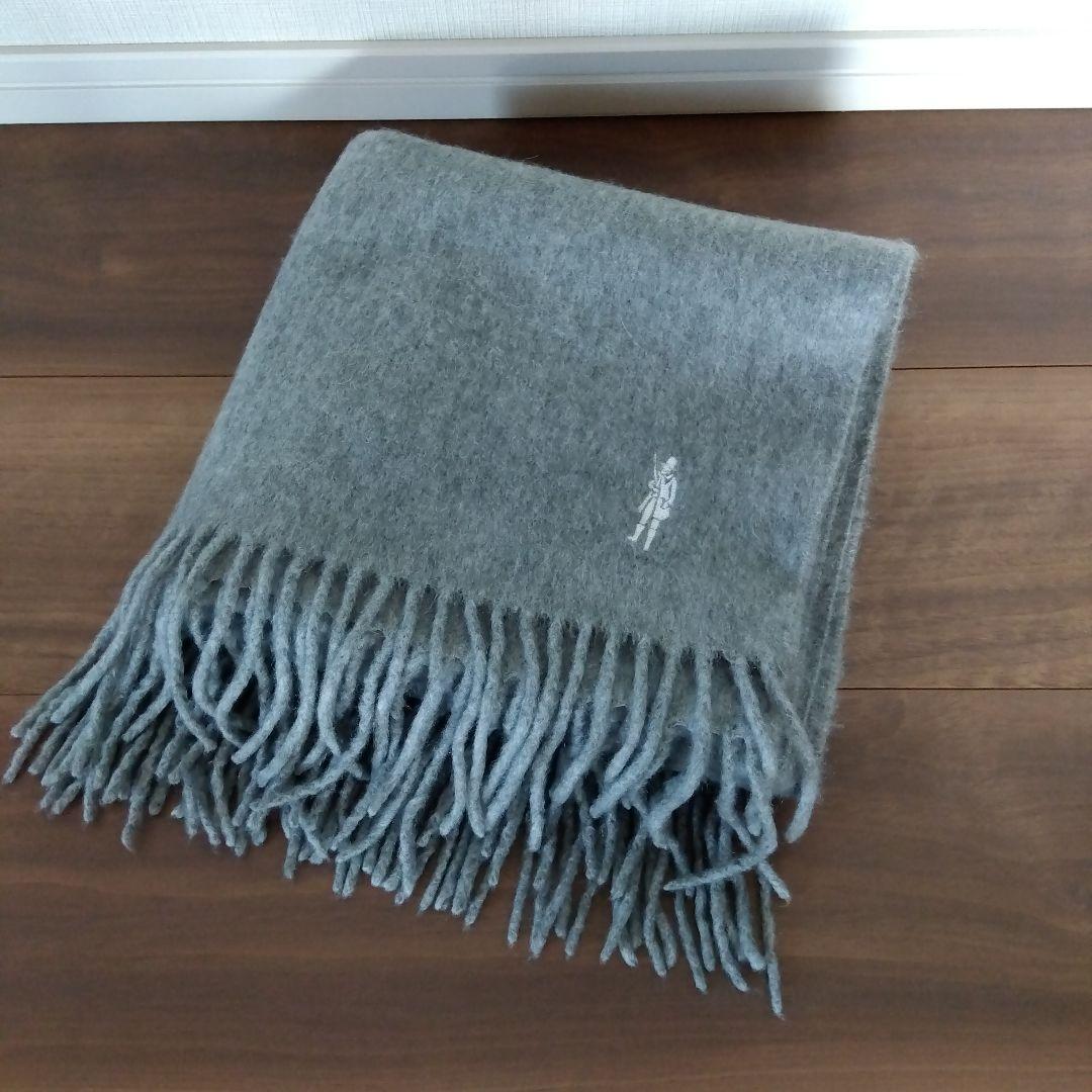 カシミヤマフラー　マッキントッシュロンドン　ライトグレー