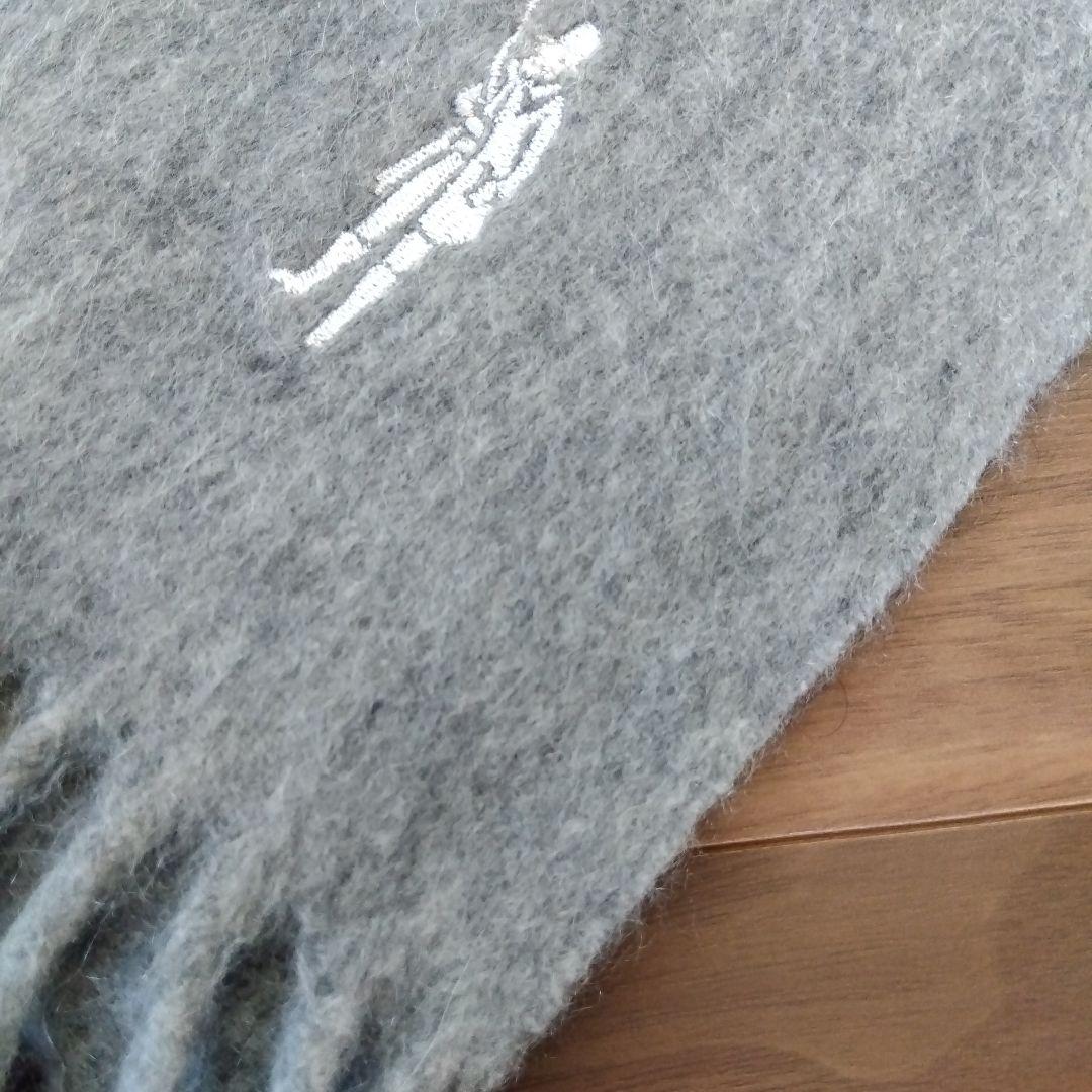 カシミヤマフラー　マッキントッシュロンドン　ライトグレー