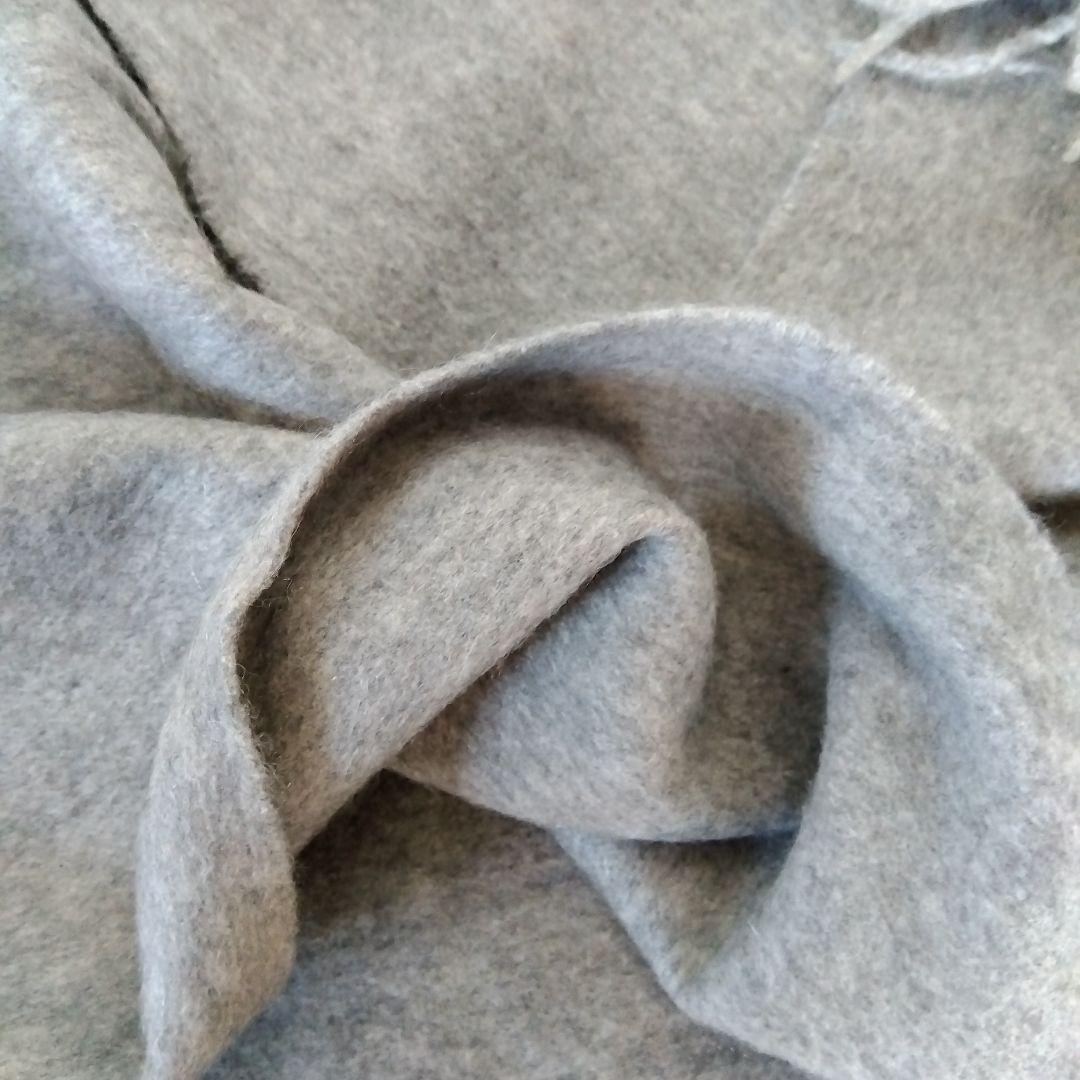 カシミヤマフラー　マッキントッシュロンドン　ライトグレー