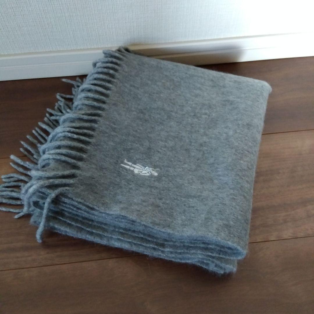 カシミヤマフラー　マッキントッシュロンドン　ライトグレー