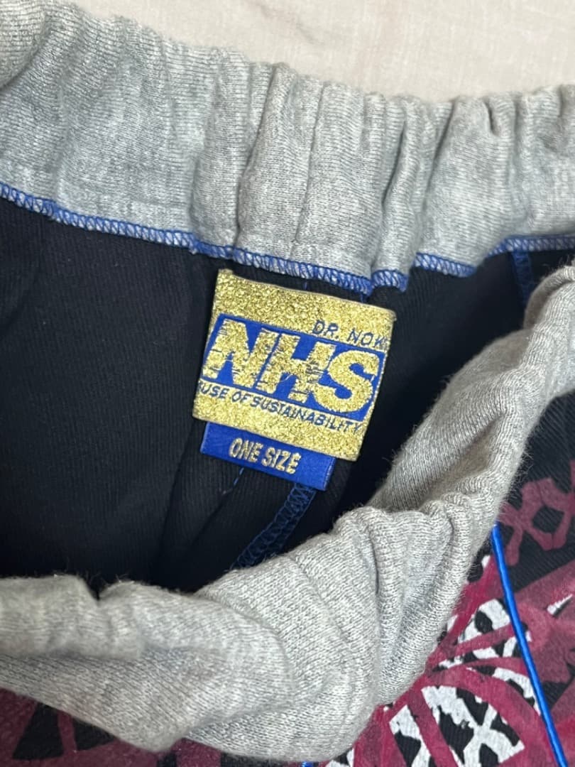 DR.NOKI ブラックキャンバス地ショートパンツ