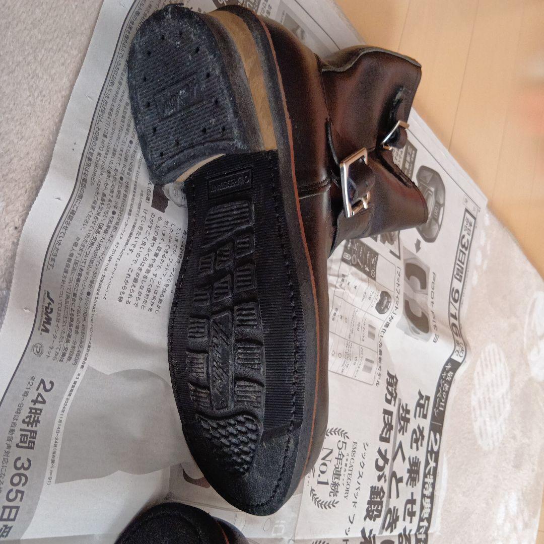 ホーキンス　レザー エンジニアブーツ バックル付き