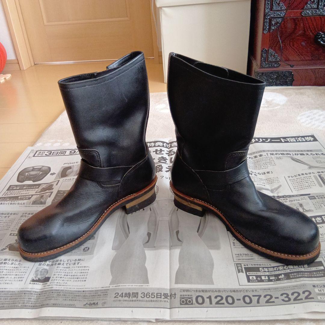 ホーキンス　レザー エンジニアブーツ バックル付き