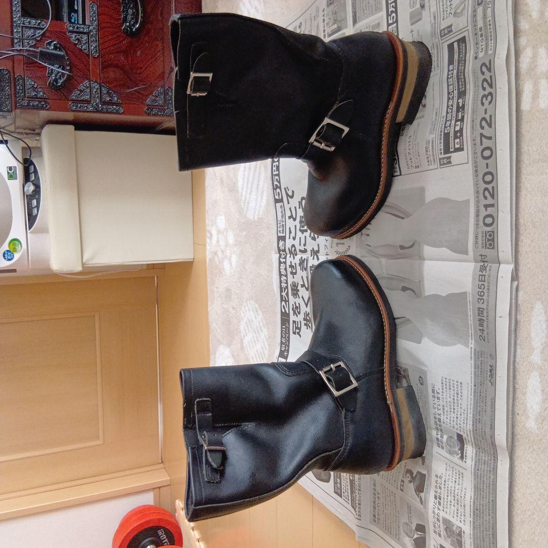 ホーキンス　レザー エンジニアブーツ バックル付き