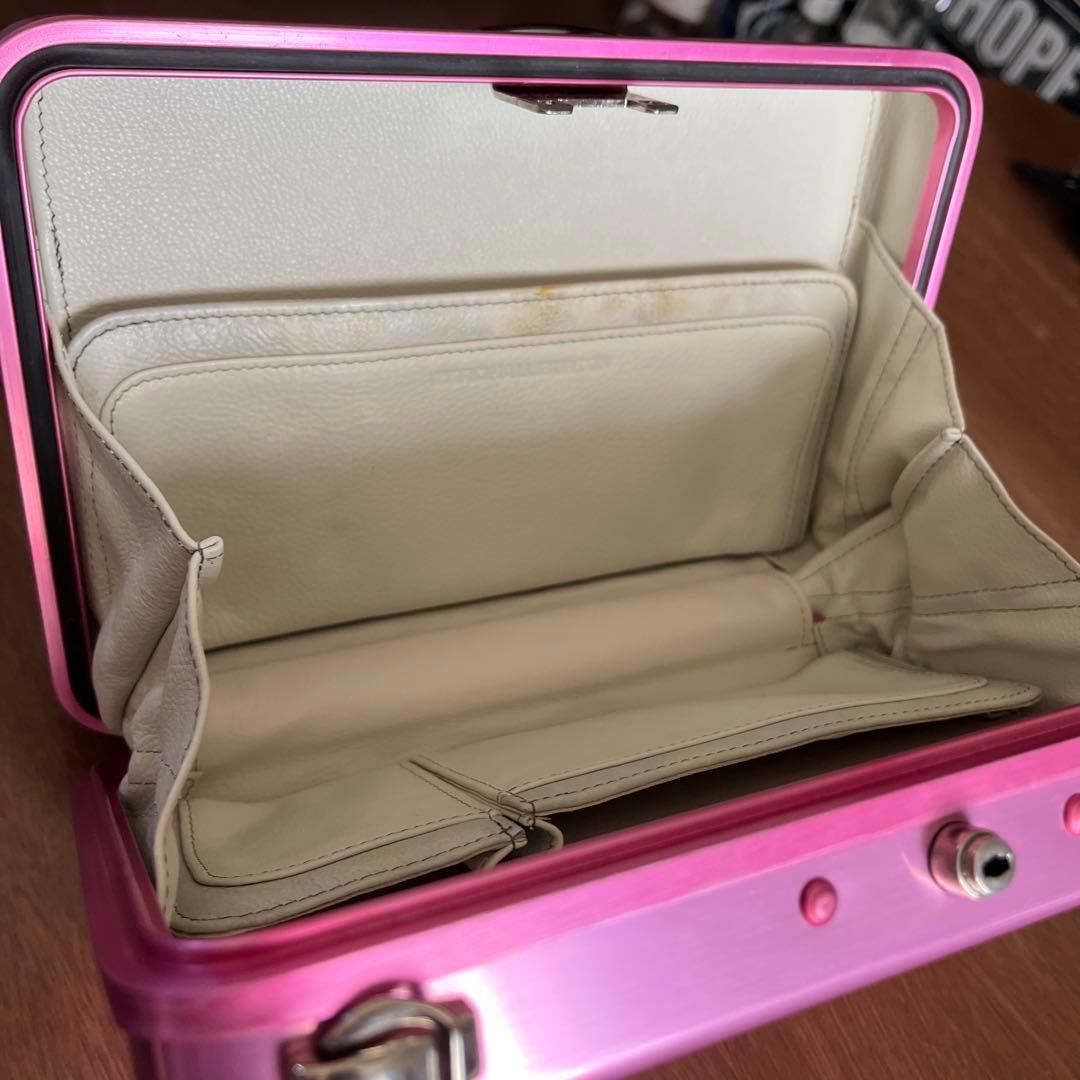 ゼロハリバートン　Sライン　ケース　ピンク　アルミ製ケース