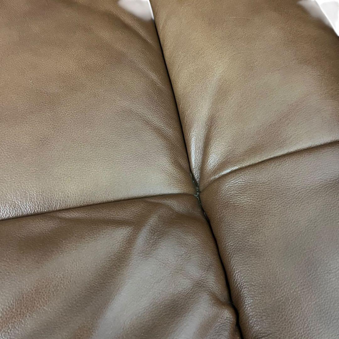 パーソナルチェア オットマン付き 本革 レザー