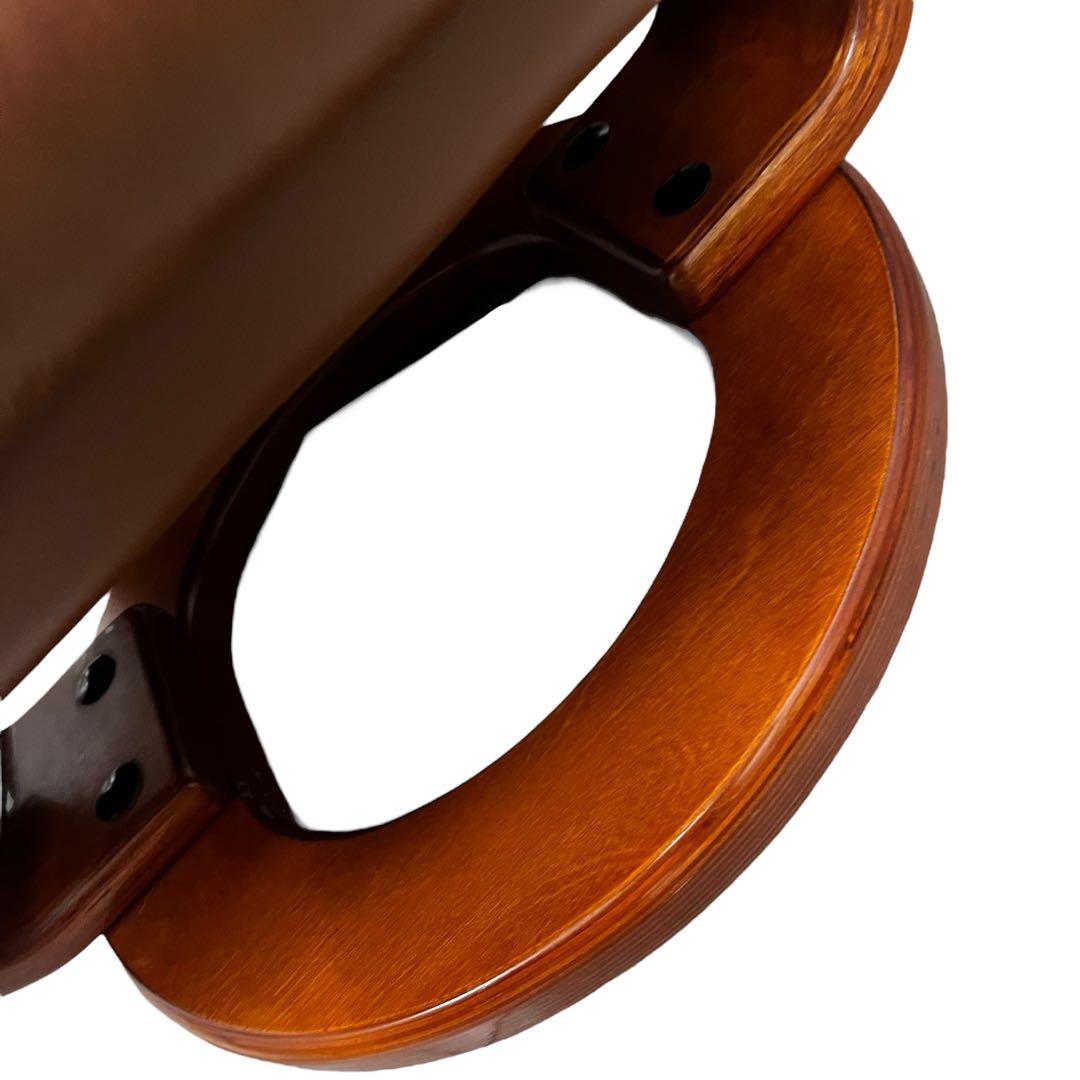 パーソナルチェア オットマン付き 本革 レザー