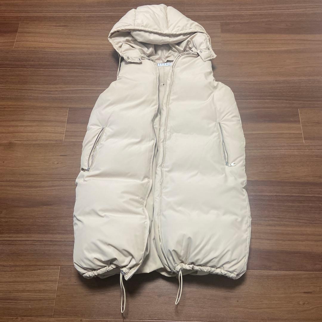 サードマガジン✖️mikomori ロングダウンベスト