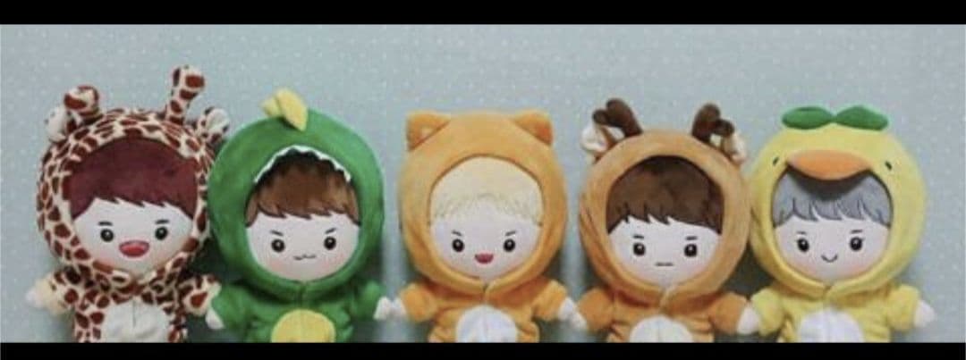 シャニモン 特典2種類フル 着替え＋スタイ/パンツ ぬいぐるみ SHINee