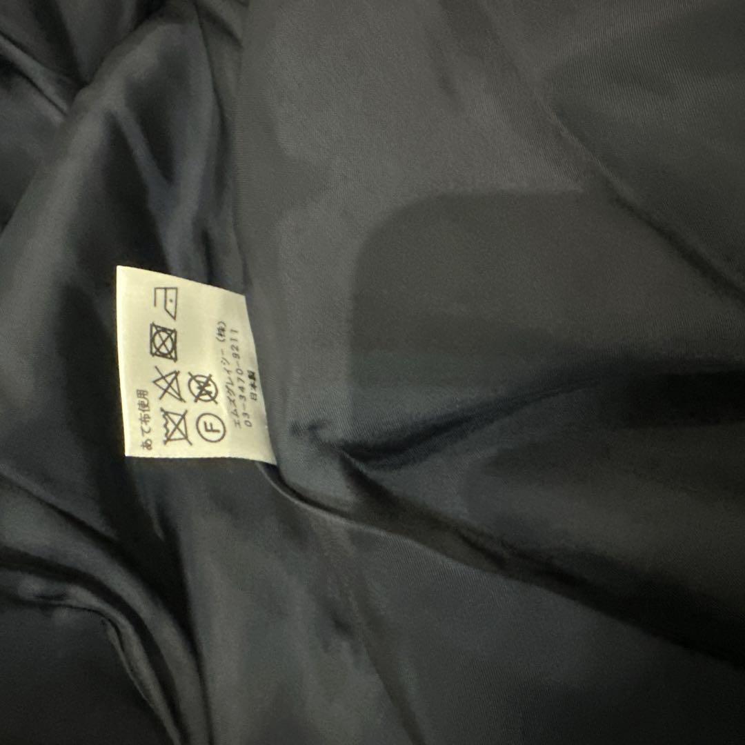 ✾近年モデル✾エムズグレイシー トレンチコート ロングコート リボン フリル 黒