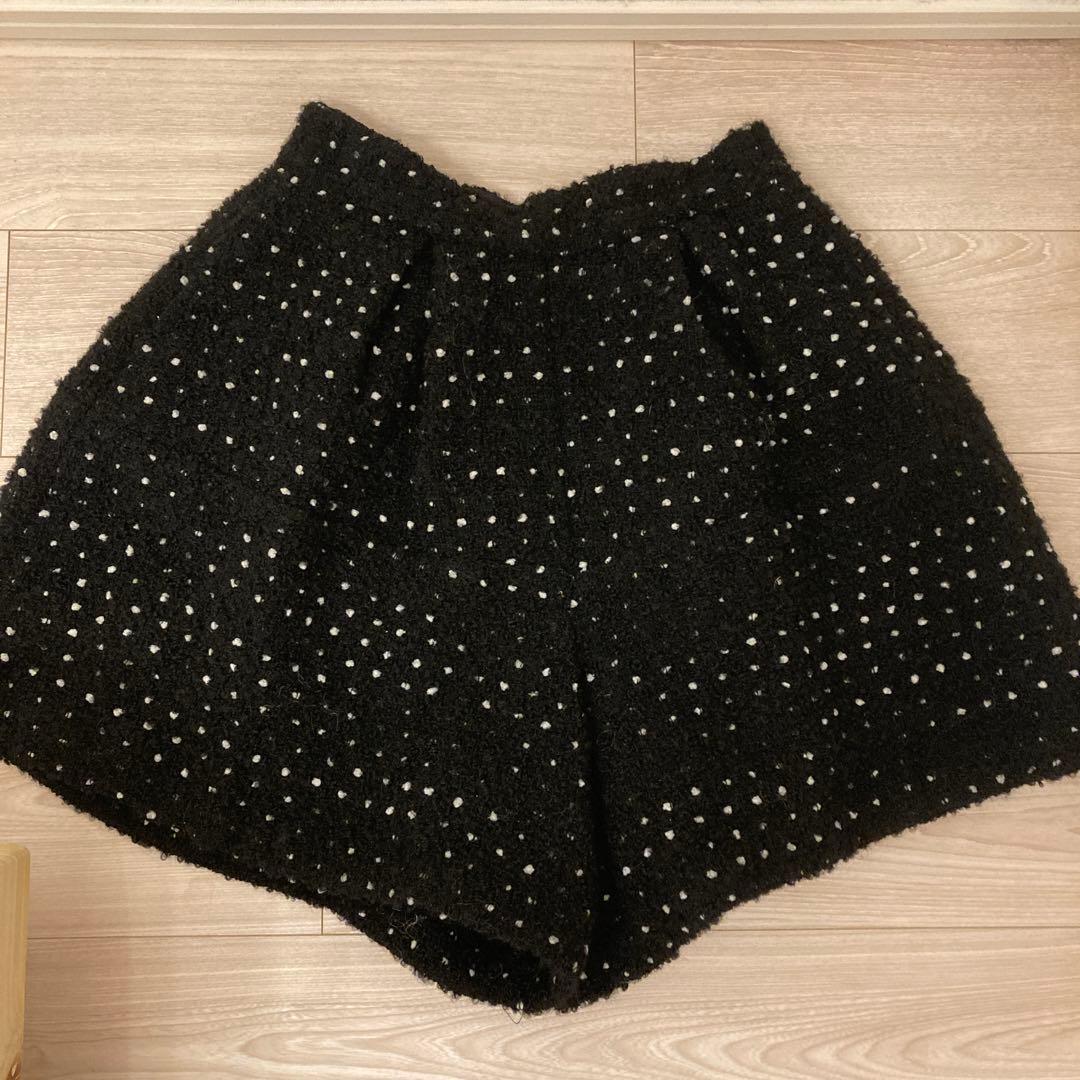 ドットツイードタックショートパンツ02 トレフルプラスワン